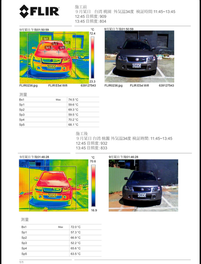 MUSASHI Therm Heat cut 遮熱コーティング　紫外線、赤外線カット 車全体に施工可能！ 30ml